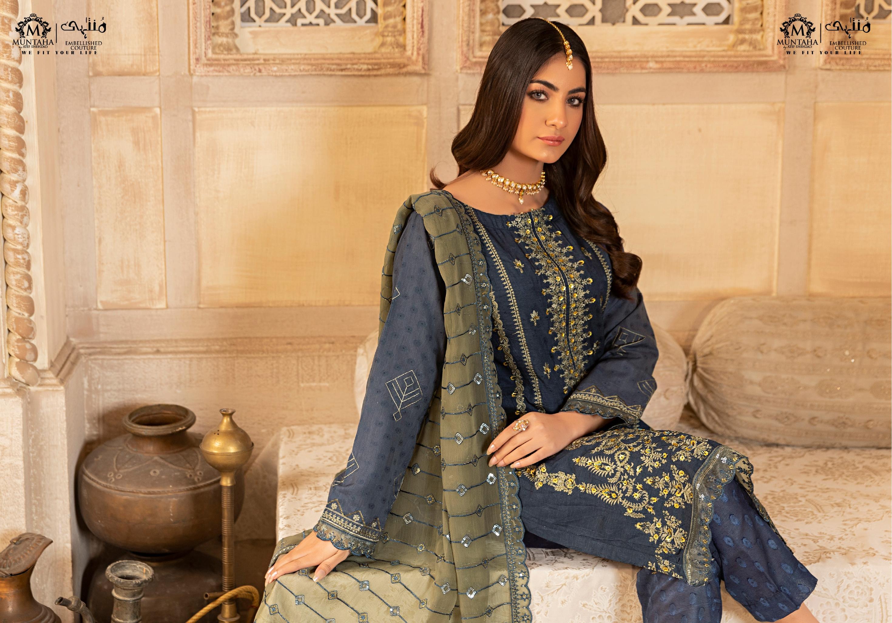 Momina's Blue DESIGN-03 Vol-03