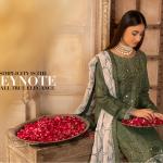 Momina's Olive Green DESIGN-04 Vol-03
