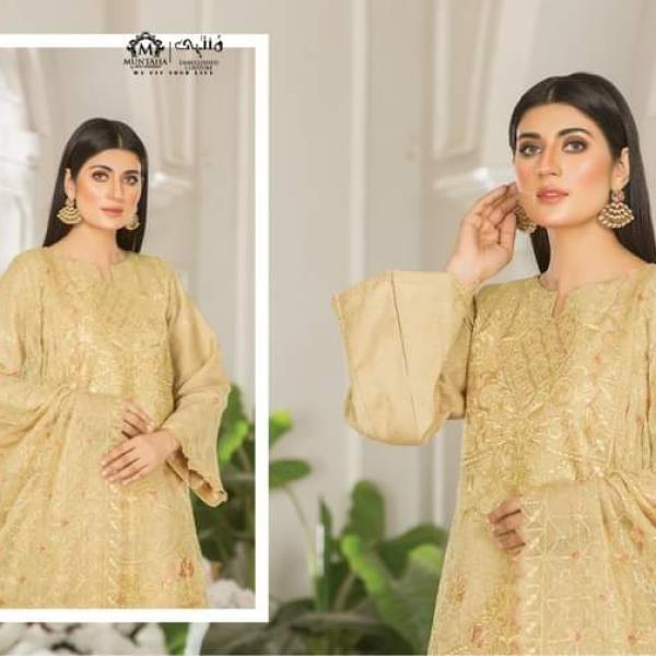 Momina's Stitched Cotton Jacquard Skin