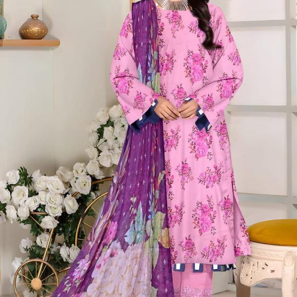 Zoella lawn pink Angelic - 08