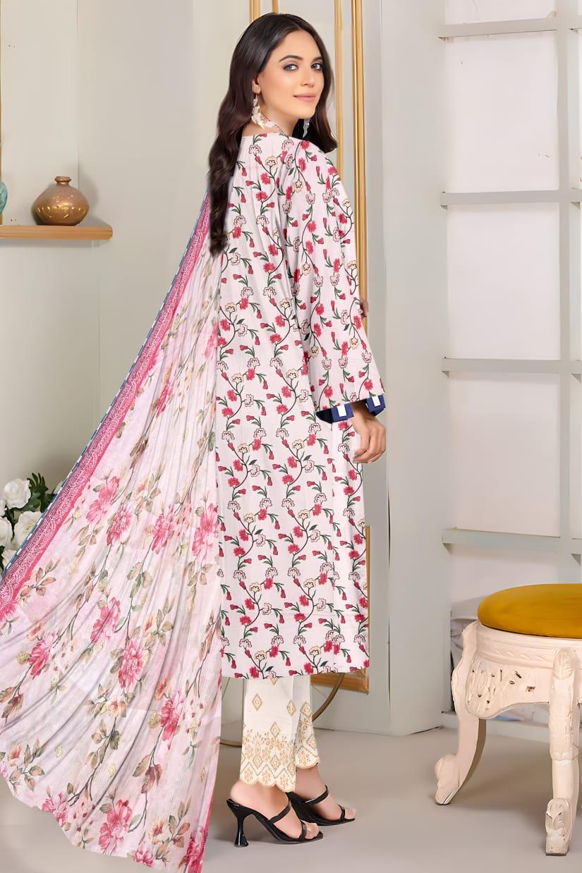 Zoella lawn White Pretty - 03