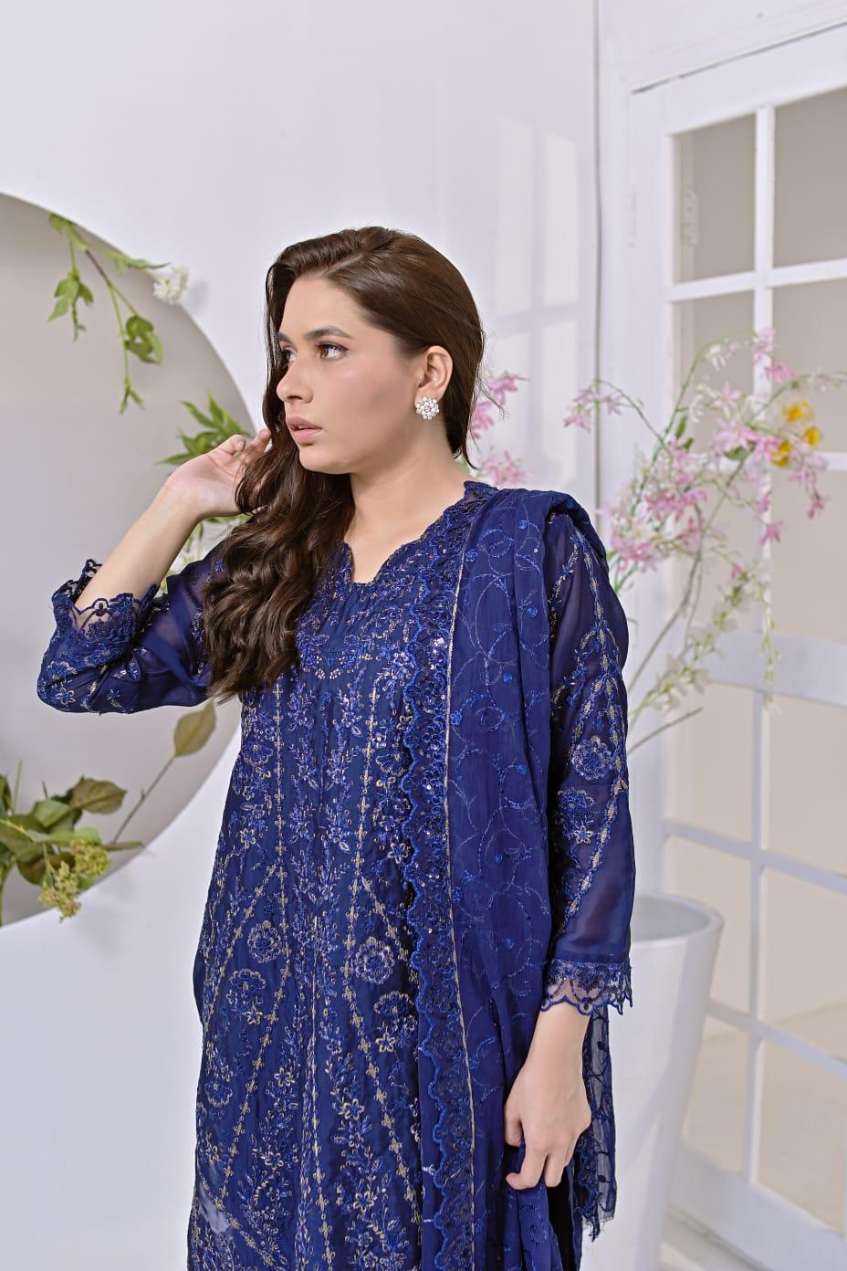 Jag Mag Chiffon Blue