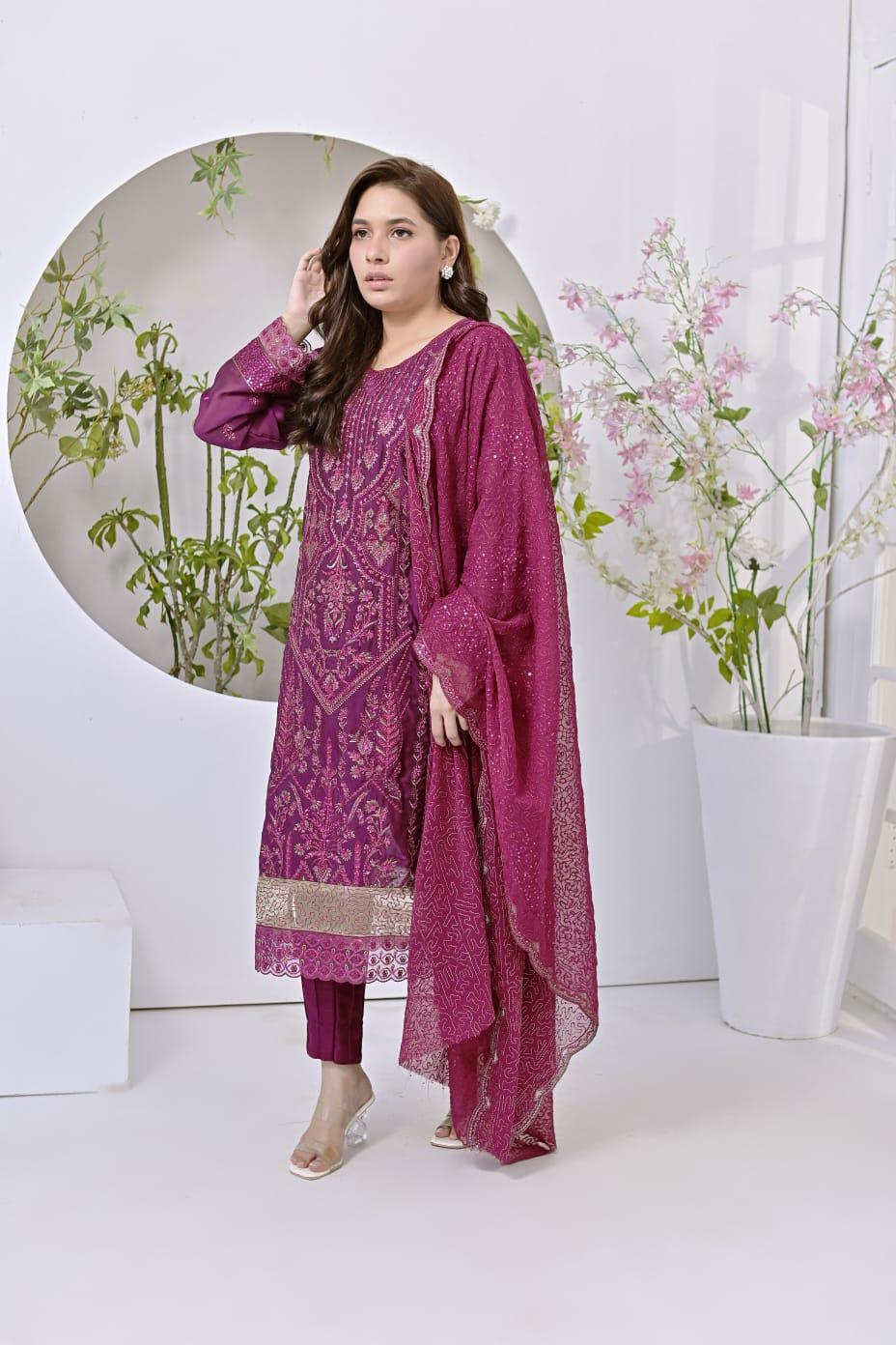 Jag Mag Chiffon Purple