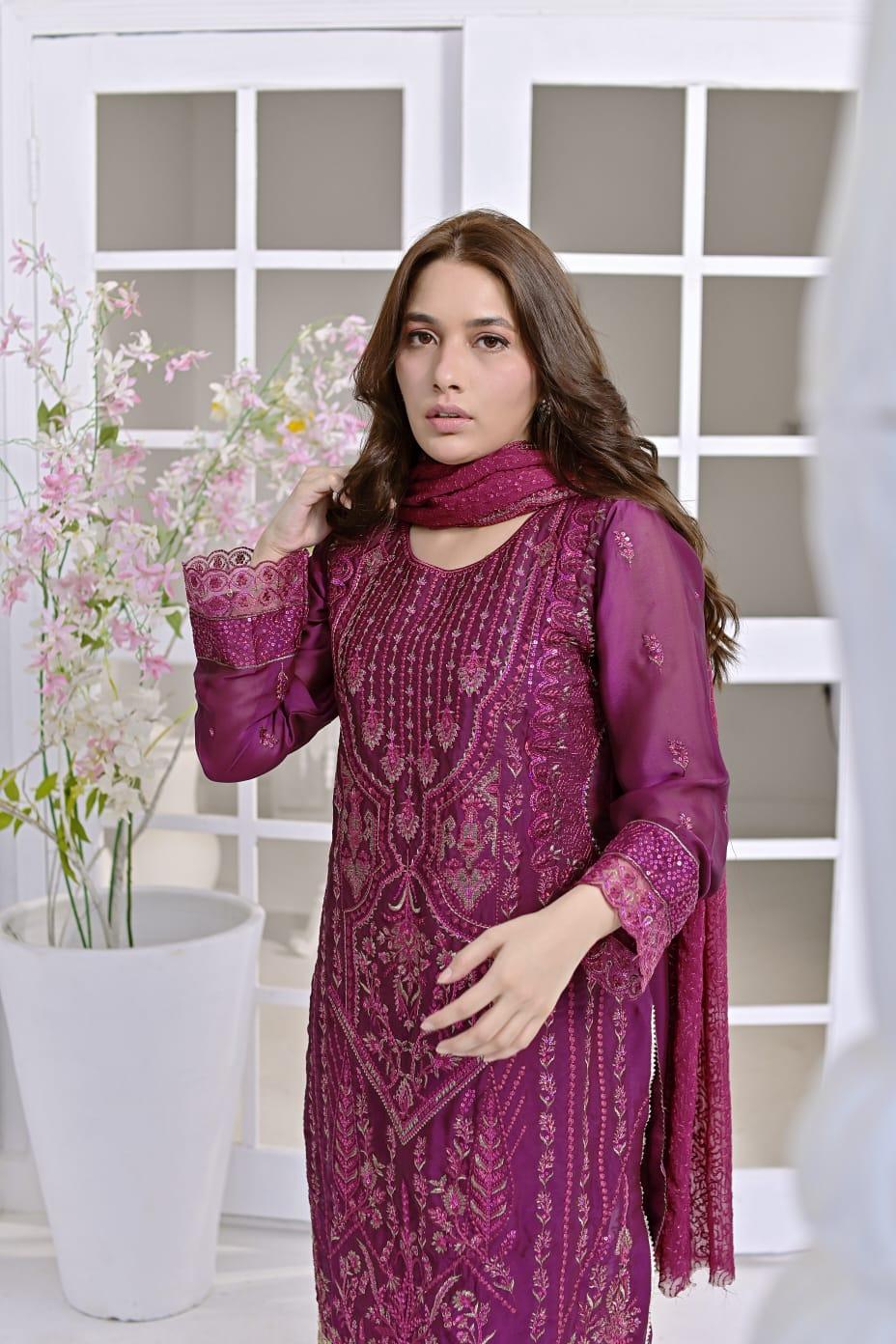 Jag Mag Chiffon Purple