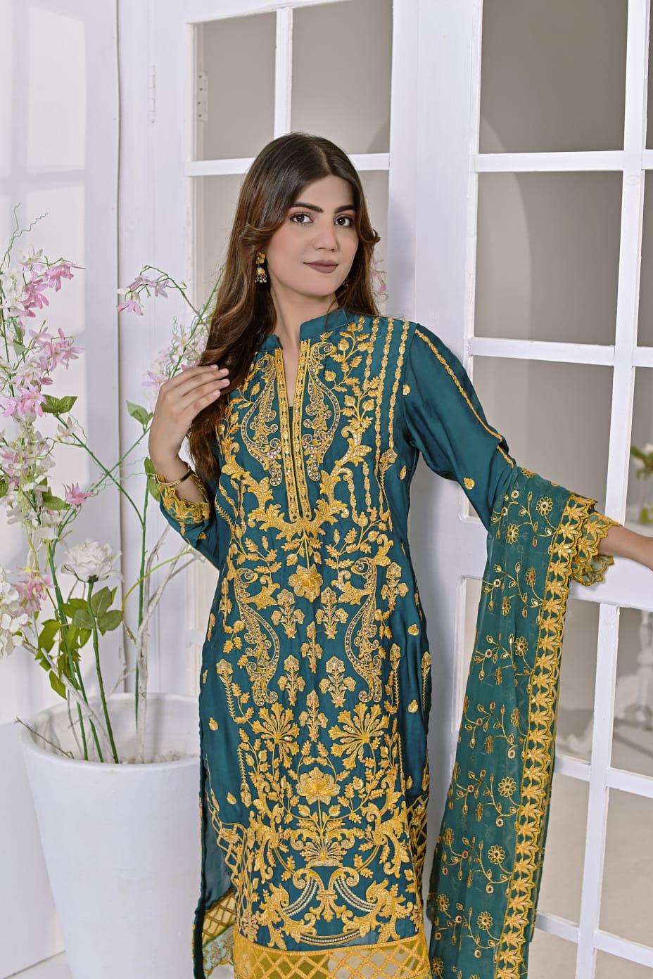 Jag Mag Chiffon Green