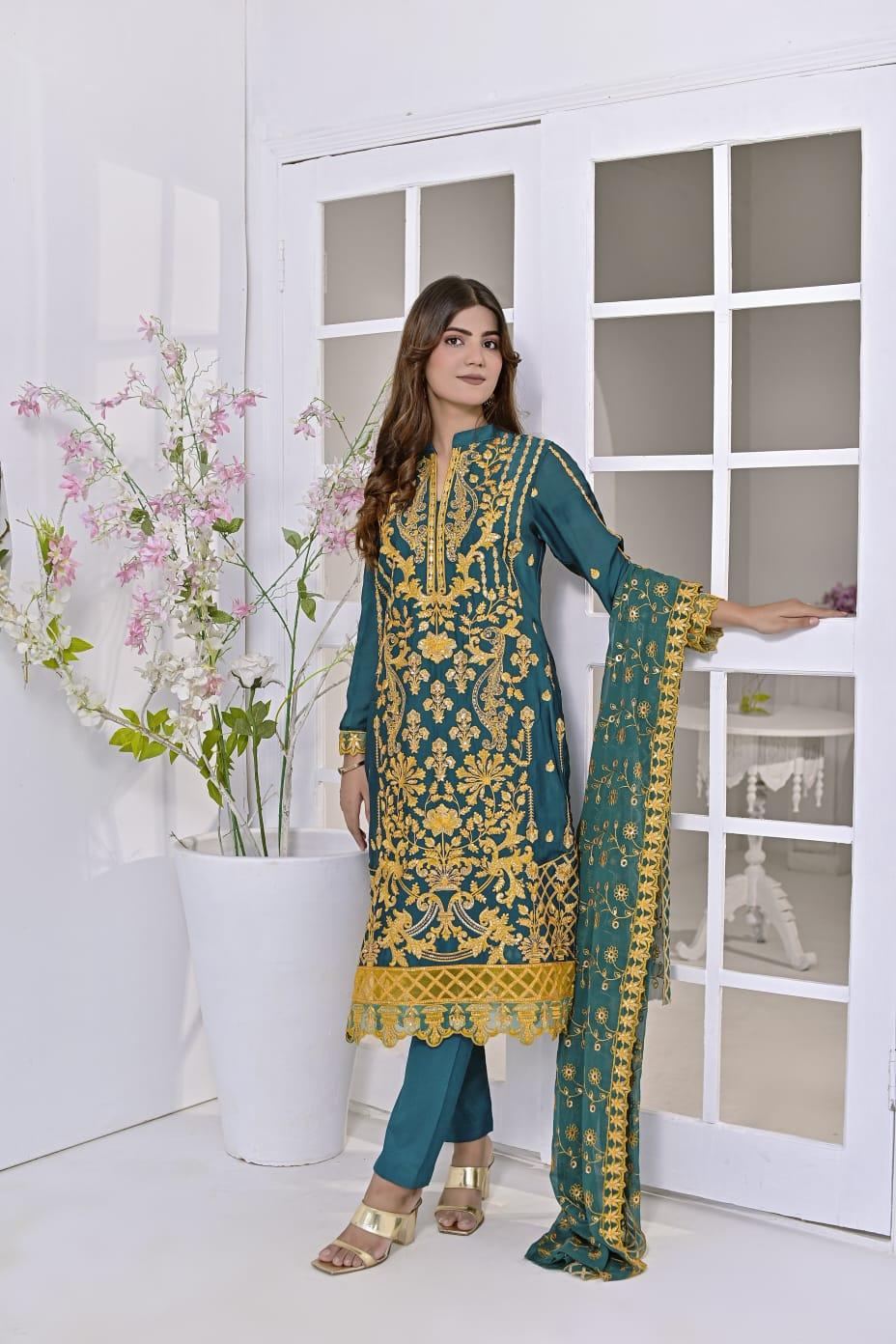 Jag Mag Chiffon Green