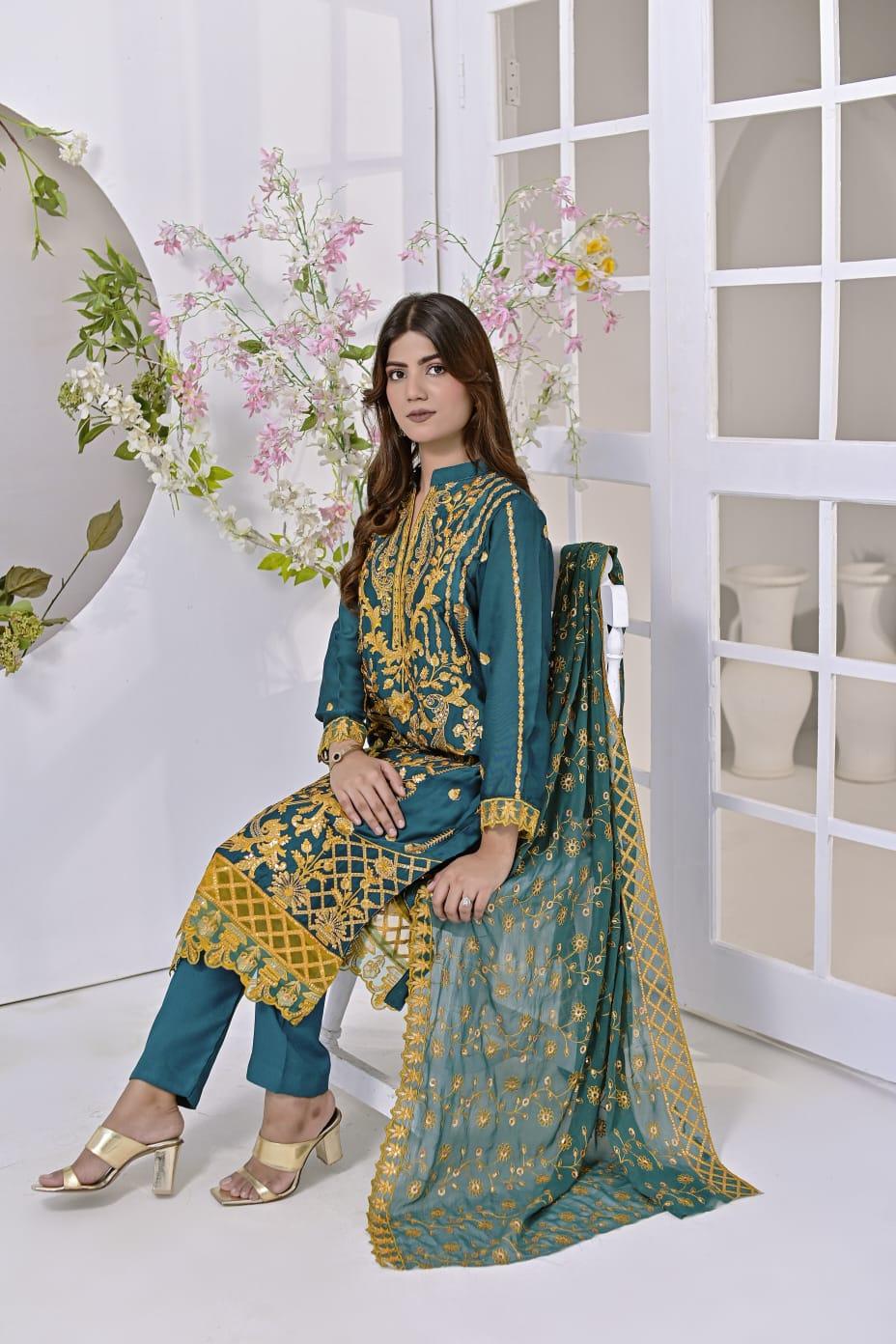 Jag Mag Chiffon Green