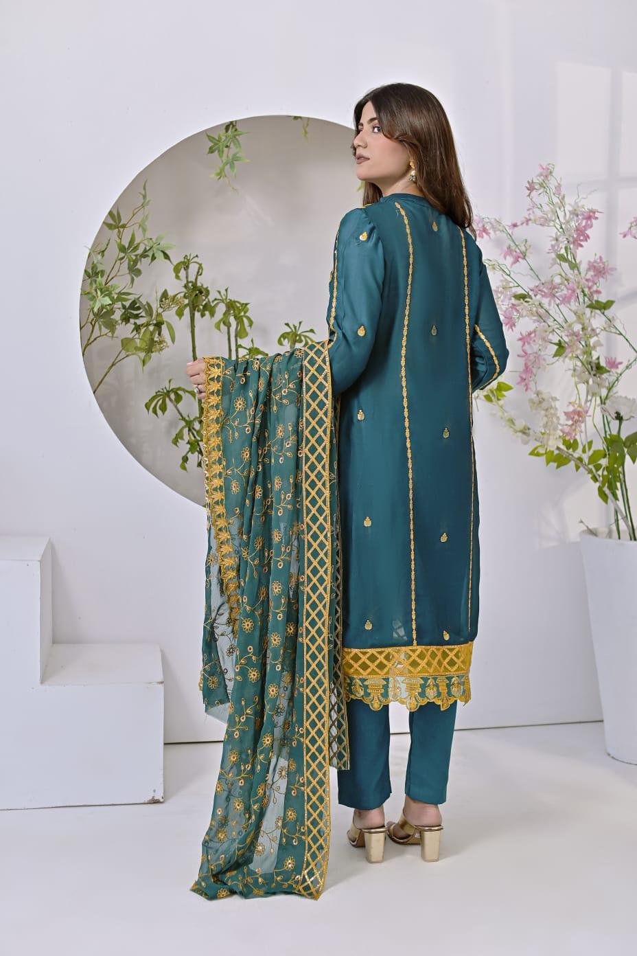 Jag Mag Chiffon Green