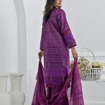 Purple Cotton Suit Haseen Ehsas