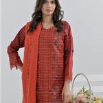 Copper Cotton Suit Haseen Ehsas