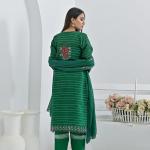 Green Cotton Suit Haseen Ehsas
