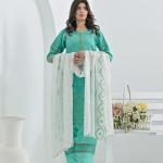 Ferozi Cotton Suit Haseen Ehsas