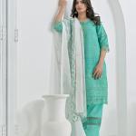 Ferozi Cotton Suit Haseen Ehsas